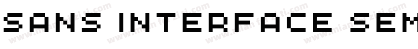 Sans Interface Semibold字体转换